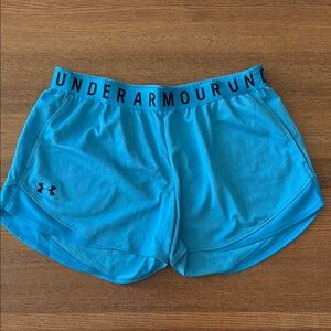 Under Armour Blue Athletic Shorts Lightweight Performance